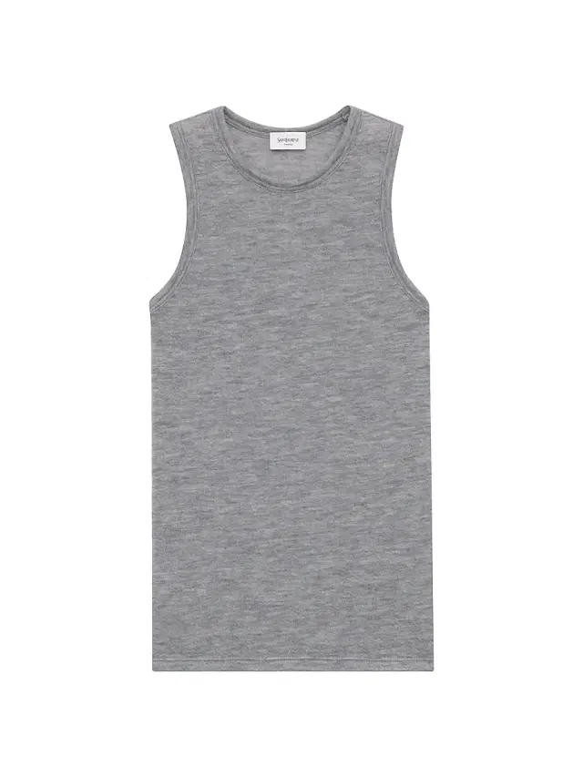 Women's Tank Top in Cashmere Jersey - Grey