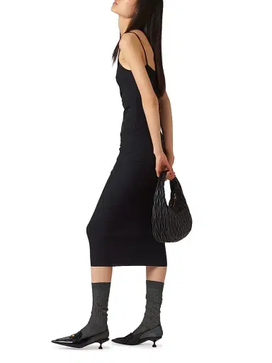 Miu Miu Women's Stretch Jersey Dress - Black - Size 6 | Thumbnail 3 Miu Miu Women's Stretch Jersey Dress - Black - Size 6 | Thumbnail 3