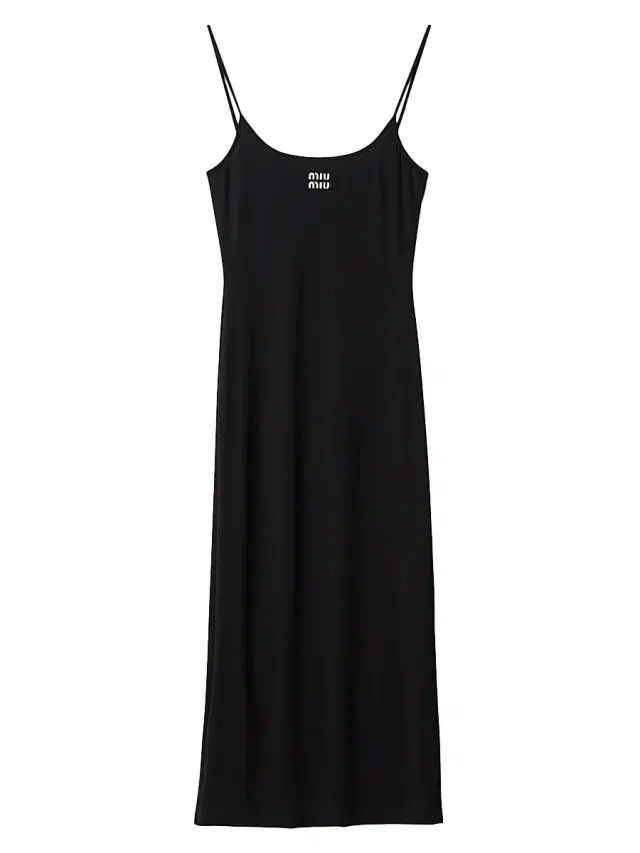 Women's Stretch Jersey Dress - Black