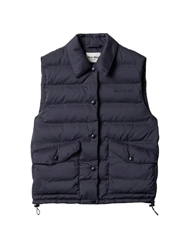 Women's Technical Pongé Down Vest - Blue
