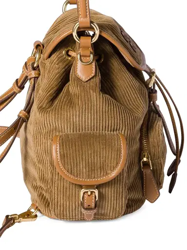 Miu Miu Women's Corduroy Backpack | Thumbnail 11 Miu Miu Women's Corduroy Backpack | Thumbnail 11