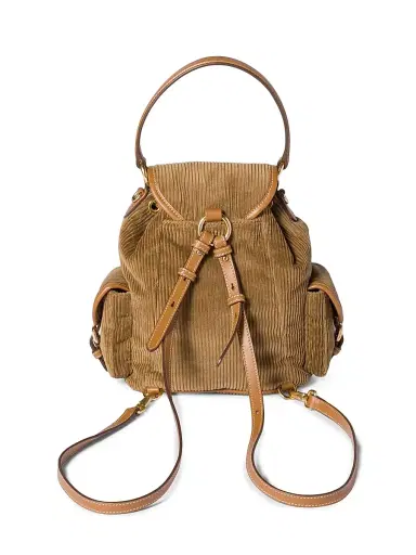 Miu Miu Women's Corduroy Backpack | Thumbnail 10 Miu Miu Women's Corduroy Backpack | Thumbnail 10