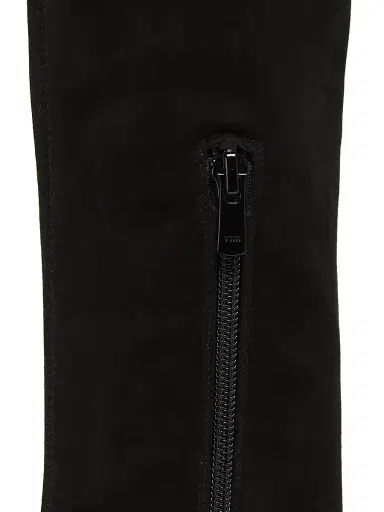 A Emery Women's Oscar Suede Kitten-Heel Boots - Black Suede - Size 11 | Thumbnail 6