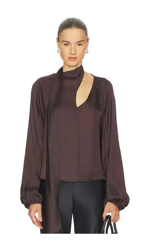 Wrap Neck Tie Top Wrap Neck Tie Top