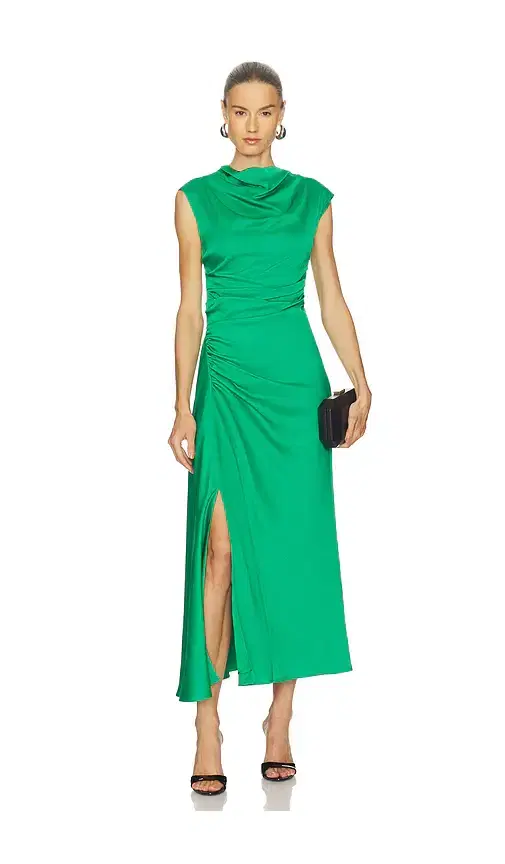 SIMKHAI Burke Draped Mini Dress