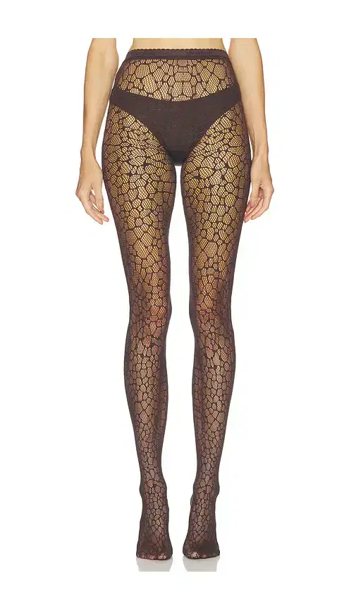 Wolford Reptile Net Tights