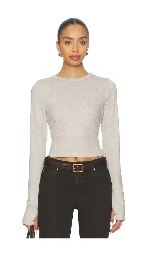 Carryover Fleece Crew Long Sleeve Top