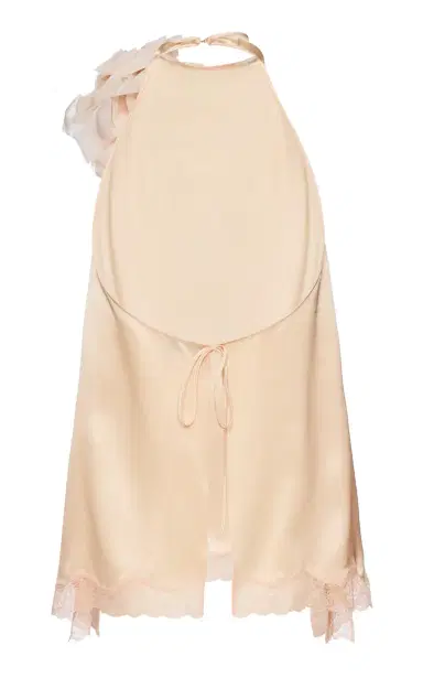 Magda Butrym Lace-Trimmed Silk Top | Thumbnail 6 Magda Butrym Lace-Trimmed Silk Top | Thumbnail 6