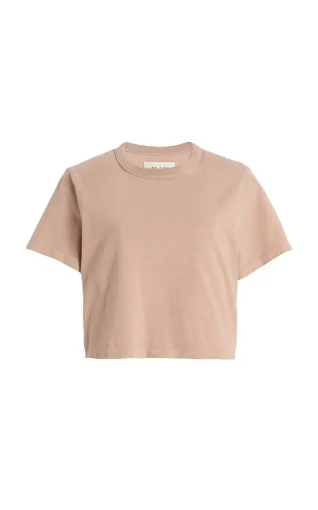 Daria Cropped Cotton T-Shirt