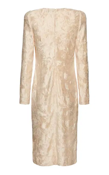Magda Butrym Crushed Velvet Midi Dress | Thumbnail 5