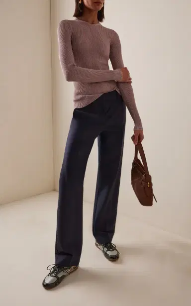 Miu Miu Metallic-Knit Top | Thumbnail 2 Miu Miu Metallic-Knit Top | Thumbnail 2
