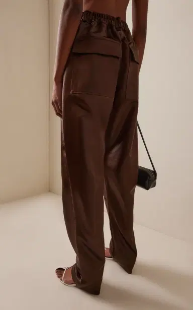 Niccolò Pasqualetti Slim Nylon Satin Straight-Leg Pants | Thumbnail 4 Niccolò Pasqualetti Slim Nylon Satin Straight-Leg Pants | Thumbnail 4