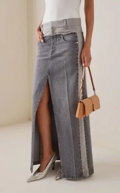 Stella McCartney Trouser-Waist Denim Maxi Skirt | Thumbnail 3 Stella McCartney Trouser-Waist Denim Maxi Skirt | Thumbnail 3