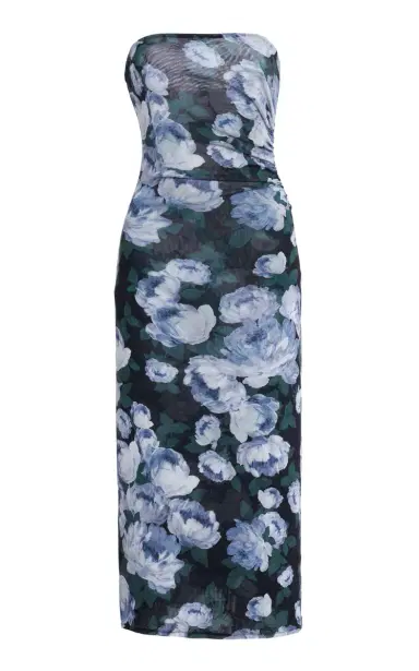 Stella McCartney Bunch Of Roses Mesh Midi Dress | Thumbnail 6 Stella McCartney Bunch Of Roses Mesh Midi Dress | Thumbnail 6