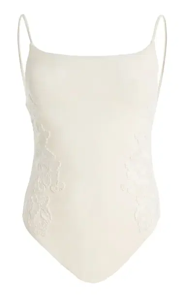 SIMKHAI Juniper Embroidered One-Piece Swimsuit | Thumbnail 5 SIMKHAI Juniper Embroidered One-Piece Swimsuit | Thumbnail 5
