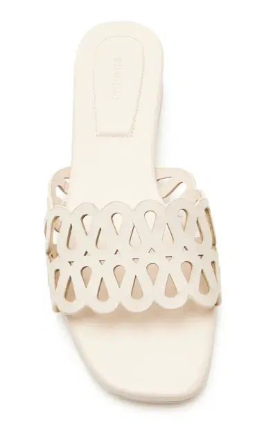 SIMKHAI McCall Laser-Cut Leather Sandals | Thumbnail 3 SIMKHAI McCall Laser-Cut Leather Sandals | Thumbnail 3
