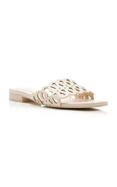 SIMKHAI McCall Laser-Cut Leather Sandals | Thumbnail 5 SIMKHAI McCall Laser-Cut Leather Sandals | Thumbnail 5