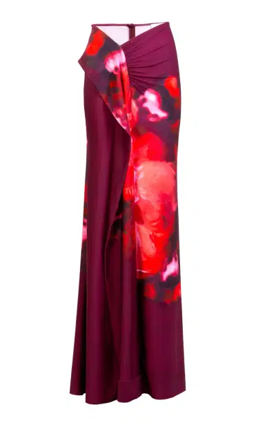 Silvia Tcherassi Meissa Gathered Jersey Maxi Skirt | Thumbnail 1 Silvia Tcherassi Meissa Gathered Jersey Maxi Skirt | Thumbnail 1