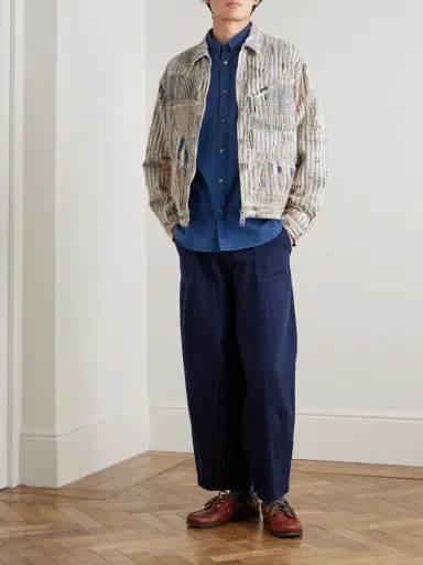 Blue Blue Japan Button-Down Collar Indigo-Dyed Cotton Oxford Shirt - Men | Thumbnail 2 Blue Blue Japan Button-Down Collar Indigo-Dyed Cotton Oxford Shirt - Men | Thumbnail 2