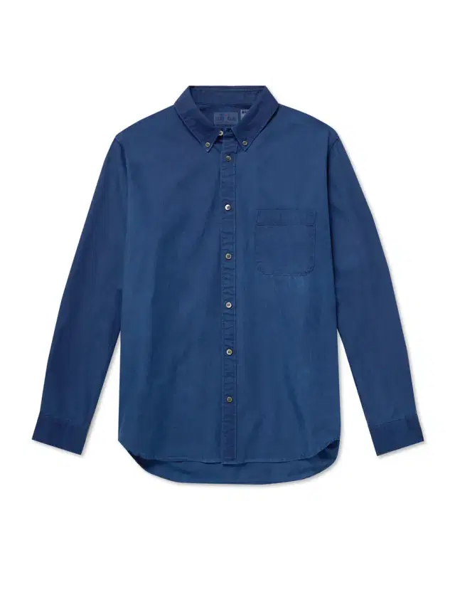 Blue Blue Japan Button-Down Collar Indigo-Dyed Cotton Oxford Shirt - Men