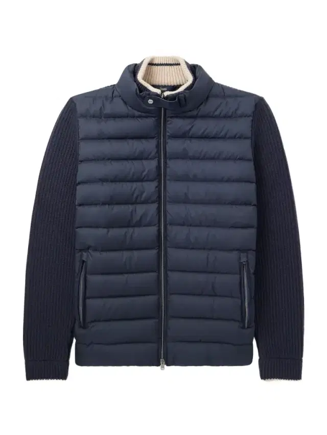 Slim-Fit Wool and Quilted Shell Down Jacket - Men