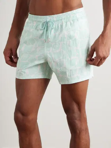 Vilebrequin Moorise Straight-Leg Mid-Length Printed Swim Shorts - Men | Thumbnail 2