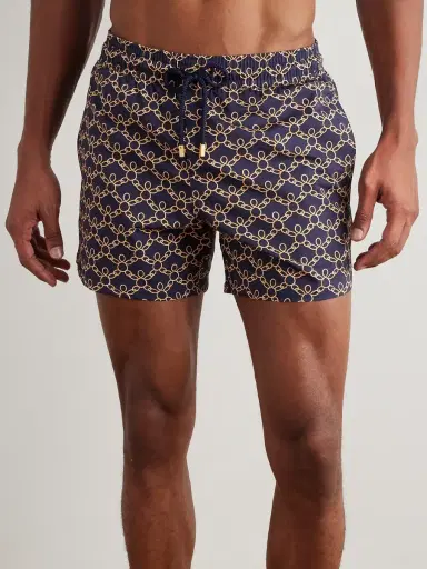 Vilebrequin Moorise Straight-Leg Mid-Length Printed Recycled Swim Shorts - Men | Thumbnail 2