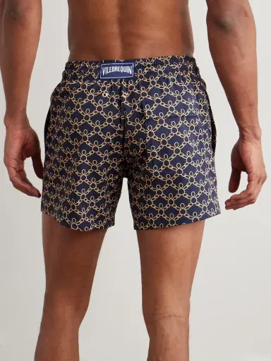 Vilebrequin Moorise Straight-Leg Mid-Length Printed Recycled Swim Shorts - Men | Thumbnail 3