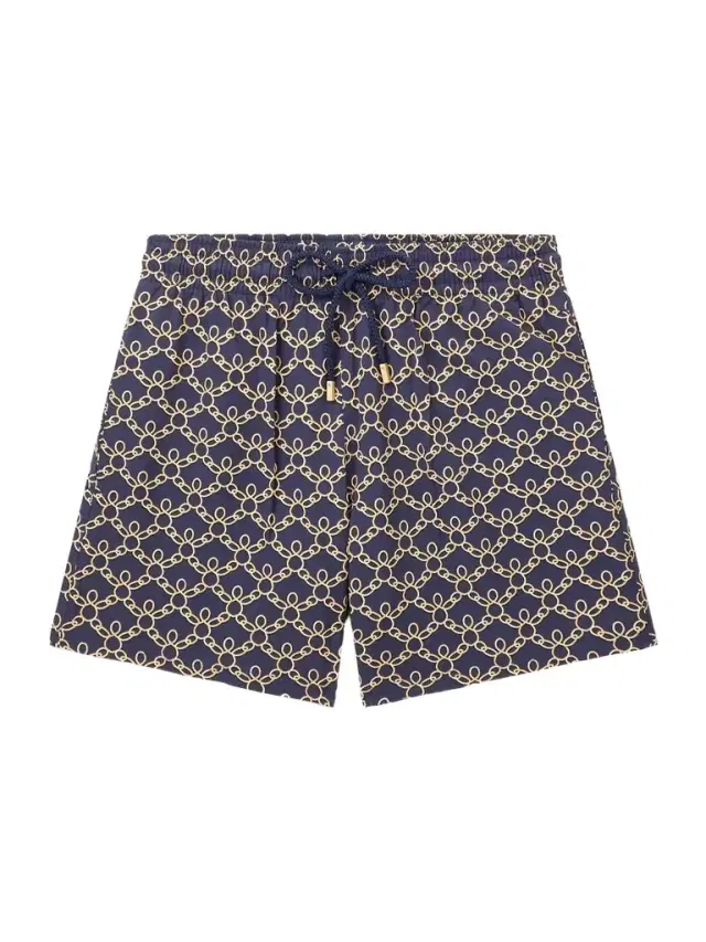 Moorise Straight-Leg Mid-Length Printed Recycled Swim Shorts - Men