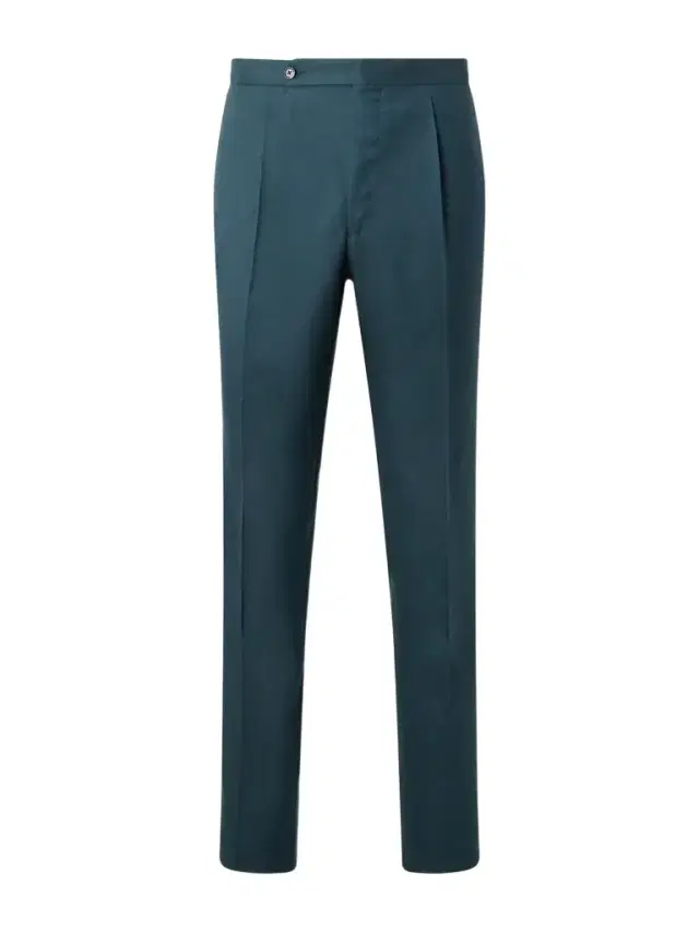 De Petrillo Straight-Leg Wool and Silk-Blend Suit Trousers - Men