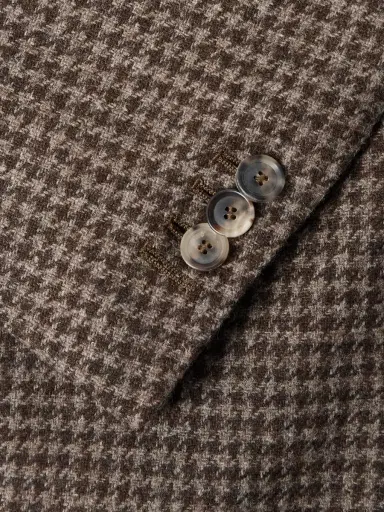 De Petrillo Posillipo Houndstooth Wool-Tweed Blazer - Men | Thumbnail 4