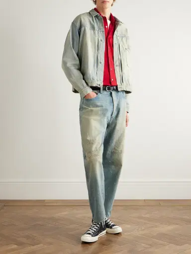 A.PRESSE No. 37 Straight-Leg Distressed Jeans - Men | Thumbnail 2