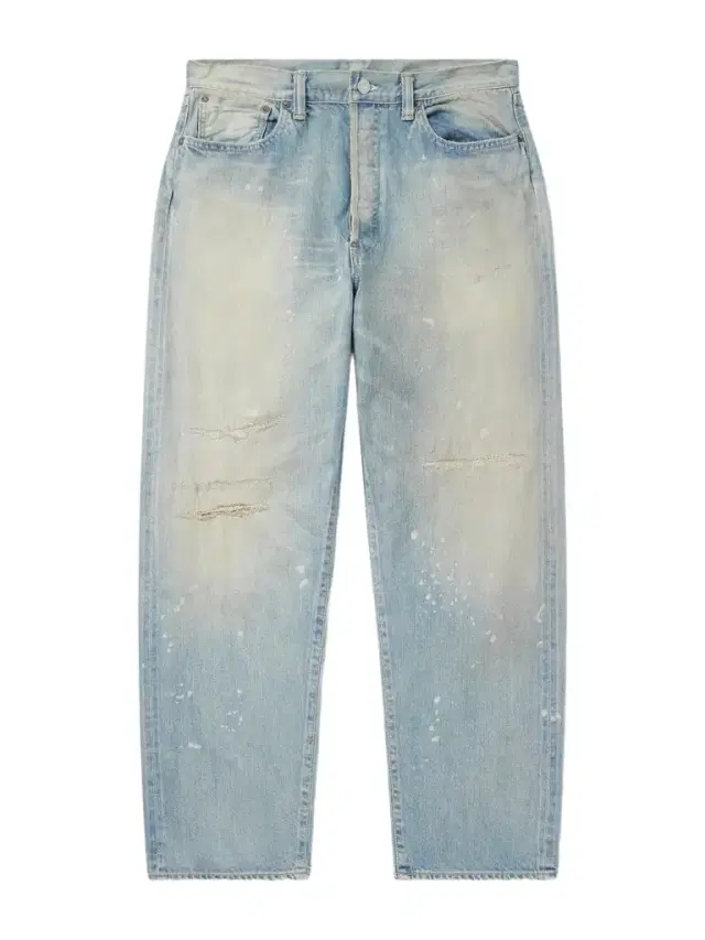 No. 37 Straight-Leg Distressed Jeans - Men