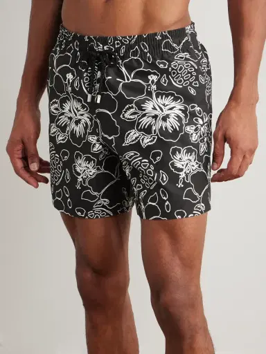 Vilebrequin Moorea Straight-Leg Mid-Length Printed Recycled Swim Shorts - Men | Thumbnail 2