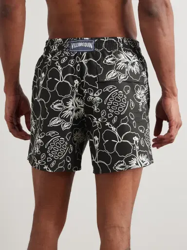 Vilebrequin Moorea Straight-Leg Mid-Length Printed Recycled Swim Shorts - Men | Thumbnail 3