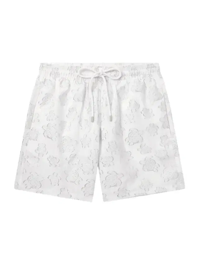 Moopea Straight-Leg Mid-Length Metallic-Jacquard Swim Shorts - Men Moopea Straight-Leg Mid-Length Metallic-Jacquard Swim Shorts - Men