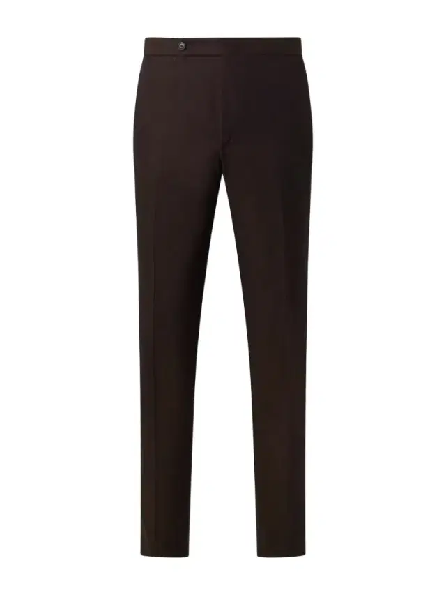 De Petrillo Straight-Leg Cotton and Silk-Blend Twill Suit Trousers - Men