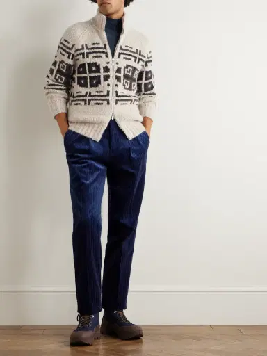 Brunello Cucinelli Slim-Fit Logo-Print Silk-Blend Rollneck Sweater - Men | Thumbnail 2 Brunello Cucinelli Slim-Fit Logo-Print Silk-Blend Rollneck Sweater - Men | Thumbnail 2