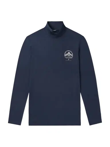 Brunello Cucinelli Slim-Fit Logo-Print Silk-Blend Rollneck Sweater - Men | Thumbnail 1 Brunello Cucinelli Slim-Fit Logo-Print Silk-Blend Rollneck Sweater - Men | Thumbnail 1