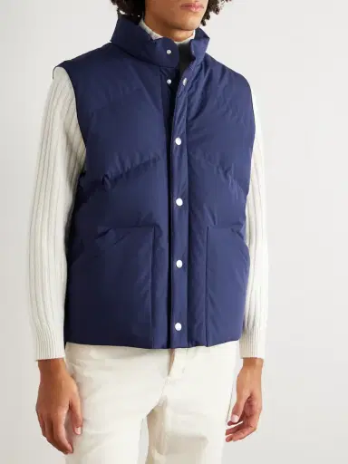Brunello Cucinelli Quilted Shell Down Gilet - Men | Thumbnail 3 Brunello Cucinelli Quilted Shell Down Gilet - Men | Thumbnail 3