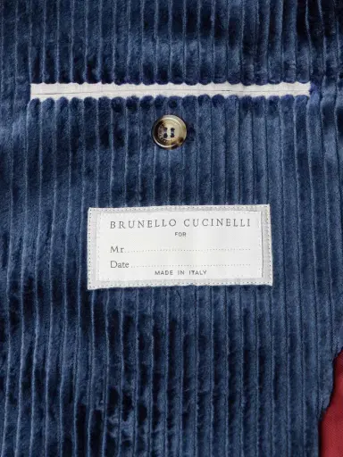 Brunello Cucinelli Cotton-Corduroy Suit Jacket - Men | Thumbnail 6