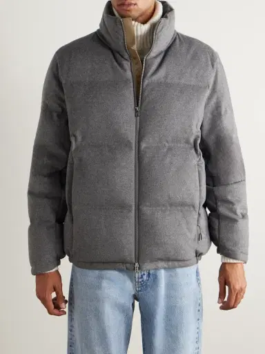 Sease Tribeca Quilted Wish® Virgin Wool and Cashmere-Blend Down Jacket - Men | Thumbnail 3