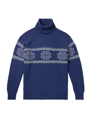 Brunello Cucinelli Intarsia-Knit Cashmere Rollneck Sweater - Men | Thumbnail 1