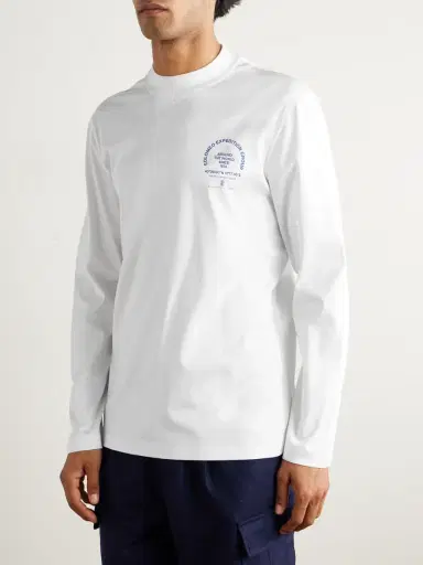 Brunello Cucinelli Slim-Fit Logo-Print Cotton-Jersey T-Shirt - Men | Thumbnail 3 Brunello Cucinelli Slim-Fit Logo-Print Cotton-Jersey T-Shirt - Men | Thumbnail 3