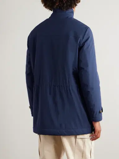 Brunello Cucinelli Shearling-Trimmed Shell Parka - Men | Thumbnail 4