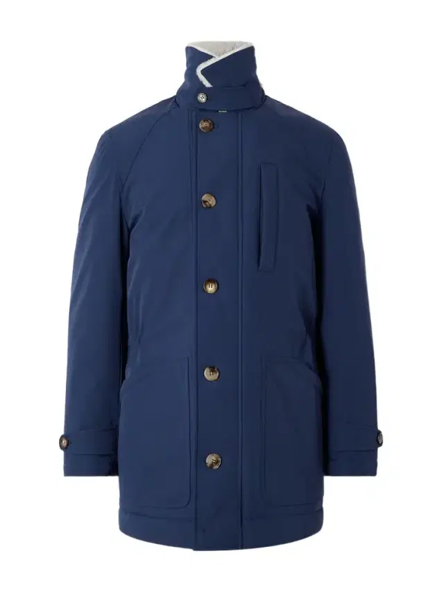 Shearling-Trimmed Shell Parka - Men