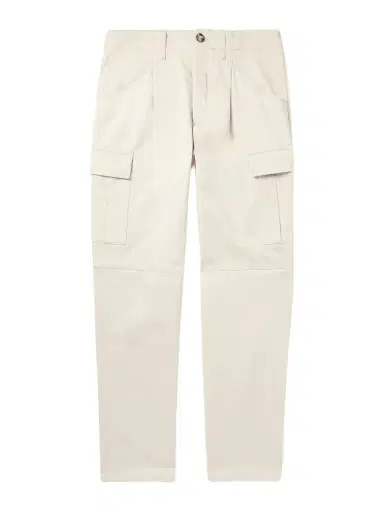 Brunello Cucinelli Straight-Leg Virgin Wool-Flannel Cargo Trousers - Men | Thumbnail 1 Brunello Cucinelli Straight-Leg Virgin Wool-Flannel Cargo Trousers - Men | Thumbnail 1