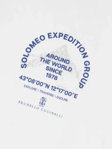 Brunello Cucinelli Logo-Print Cotton-Piqué T-Shirt - Men | Thumbnail 5 Brunello Cucinelli Logo-Print Cotton-Piqué T-Shirt - Men | Thumbnail 5
