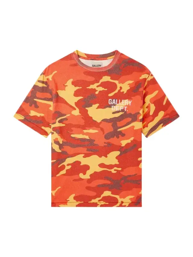 Gallery Dept. Souvenir Camouflage Logo-Print Cotton-Jersey T-Shirt - Men