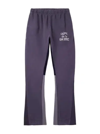 Gallery Dept. Flared Panelled Logo-Print Cotton-Jersey Sweatpants - Men | Thumbnail 1